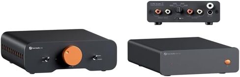 Fosi Audio ZA3 مضخم صوت استريو متوازن مكون صوتي منزلي صغير 2 قناة أحادية أمبير وصندوق X5 Phono Preamp للقرص الدوار، مضخم صوت منزلي صغير للقرص الدوار لخرطوشة MM وMC in Kuwait