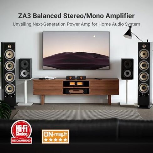 Fosi Audio ZA3 مضخم صوت استريو متوازن مكون صوتي منزلي صغير 2 قناة أحادية أمبير وصندوق X5 Phono Preamp للقرص الدوار، مضخم صوت منزلي صغير للقرص الدوار لخرطوشة MM وMC in Kuwait