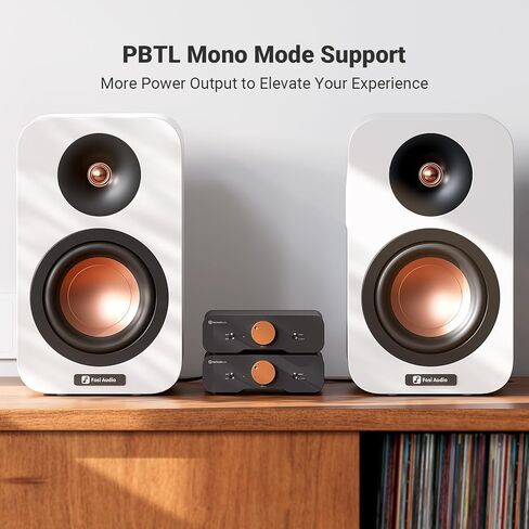 Fosi Audio ZA3 مضخم صوت استريو متوازن مكون صوتي منزلي صغير 2 قناة أحادية أمبير وصندوق X5 Phono Preamp للقرص الدوار، مضخم صوت منزلي صغير للقرص الدوار لخرطوشة MM وMC in Kuwait