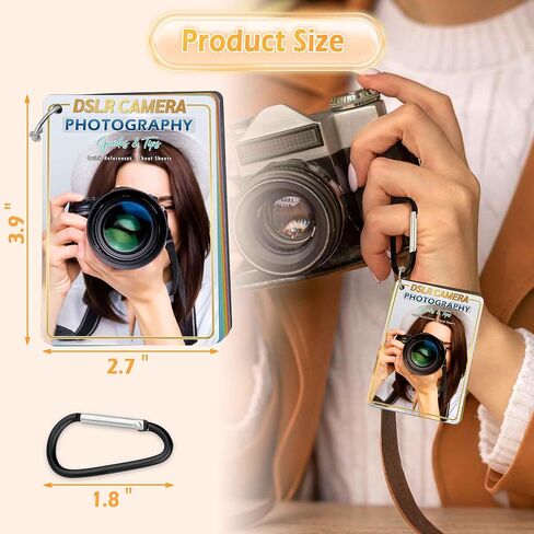 كتاب أوراق الغش للتصوير الفوتوغرافي من AJART للمبتدئين - ملحقات كاميرا Sony Canon Nikon Leica Fuji Ricoh DSLR - بطاقة مرجعية للتصوير الفوتوغرافي مقاس 4 × 3 بوصة تتضمن الإعدادات والأوضاع والتعرض والفتحة وما إلى ذلك in Kuwait