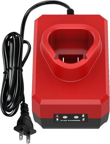 Dual Port 12V Rapid Charger Station for Milwaukee M12 Battery Charger,Compatible with Milwaukee 12V Lithum-ion Series Battery 48-11-2412 48-11-2420 48-11-2411 48-11-2401 48-11-2440 48-11-2460 in Saudi Arabia