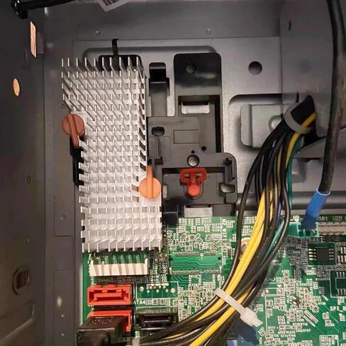 M.2 SSD Bracket 2280 Heatsink Kit استبدال Lenovo ThinkCentre M910Q M910T M910S M915 M920s M920T M710Q M710S M710T M715s M715T M720s M720T M725s Desktop 4XF0P01011 02CW373 in Kuwait