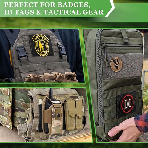 لوحة تصحيح Molle مكونة من 4 قطع، ولوحات محول بخطاف وحلقة للحزام المتوافق مع MOLLE/PALS، لرقع الروح المعنوية، وحقائب الظهر، والسترات وحاملات الأطباق in Kuwait