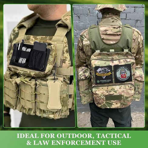 لوحة تصحيح Molle مكونة من 4 قطع، ولوحات محول بخطاف وحلقة للحزام المتوافق مع MOLLE/PALS، لرقع الروح المعنوية، وحقائب الظهر، والسترات وحاملات الأطباق in Kuwait