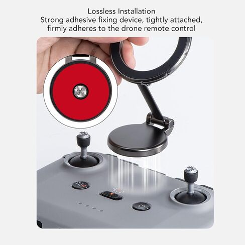 Magnetic Quick Attach Phone Holder, 360 Rotatable Phone Mount, Magnetic Attachment for Series Drone Remote Control in Kuwait