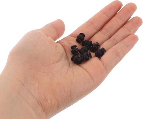 MERRYHAPY 10pcs Black Vibration-dampening Shock Absorber Balls for Drone Flight Controller, Small Anti-Vibration Rubber Stabilizing Balls for Quadcopter Camera Mounts in Kuwait