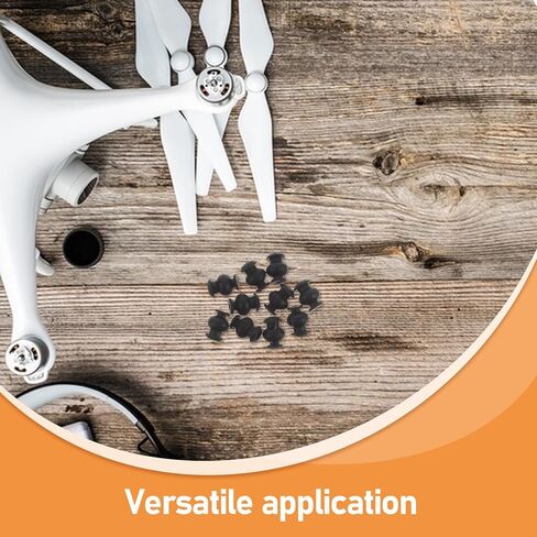 MERRYHAPY 10pcs Black Vibration-dampening Shock Absorber Balls for Drone Flight Controller, Small Anti-Vibration Rubber Stabilizing Balls for Quadcopter Camera Mounts in Kuwait