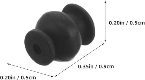 MERRYHAPY 10pcs Black Vibration-dampening Shock Absorber Balls for Drone Flight Controller, Small Anti-Vibration Rubber Stabilizing Balls for Quadcopter Camera Mounts in Kuwait