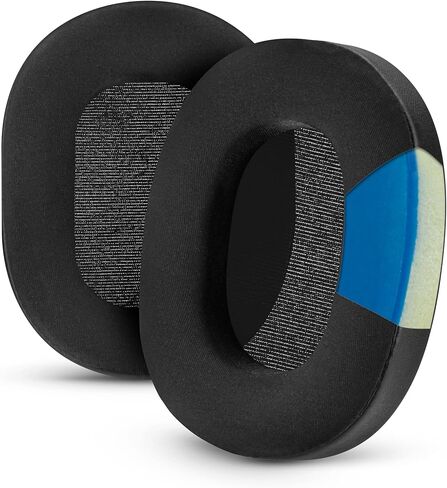 Hybrid Earpads for Sony WH-1000XM6 Headphones - Cooling Gel Gaming Cushions with Super Soft Fabric & Thick Foam - By Brainwavz (Black) in Kuwait