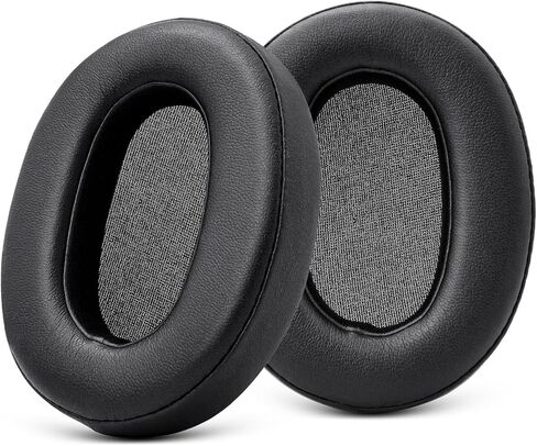 استبدال وسائد الأذن GEVO لسماعات Sony WH-XB900N/WH-CH710N/WH-CH720N/WH-RF400/MDR-RF895RK، وسائد الأذن مع إسفنج الذاكرة من جلد البروتين الناعم (أسود) in Kuwait