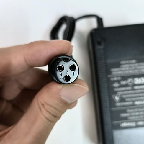 [Verified Fit] 3-Prong 60V Electric Scoote-r Charger, for Yume X11 Y11 M10, Kaabo Mantis 10, 10 Pro, V2/ VSETT 10+, 10+R/Apollo 60 V/Zero 10X and More 60V Devices 67.2V 3A, 2A in Kuwait
