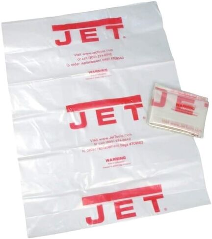 Jet Tools - حقيبة تجميع، بلاستيك شفاف بقطر 14 بوصة (عبوة من 5) (709565) in Kuwait