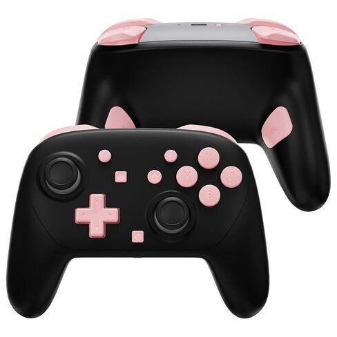 مجموعة أزرار بديلة كاملة من eXtremeRate DIY لوحدة تحكم Nintendo Switch 2 Pro، ABXY Dpad مخصص + - طاقة التقاط المنزل L R ZR ZL Triggers Sync GL GR لأزرار Switch 2 Pro - أبيض in Kuwait