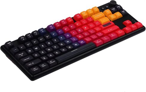 EPOMAKER CIDOO ABM084 TKL Hot Swap RGB 2.4 جيجا هرتز/بلوتوث 5.0/لوحة مفاتيح بمقبض ميكانيكي سلكي NKRO مع رغوة بورون، بطارية 3000 مللي أمبير في الساعة، أغطية مفاتيح PBT مصبوغة لـ E-Sport Win/Mac (ABM084 TTC Siver Switch) in Kuwait