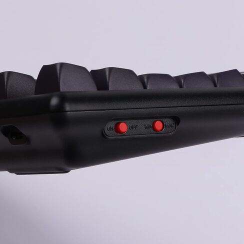 EPOMAKER CIDOO ABM084 TKL Hot Swap RGB 2.4 جيجا هرتز/بلوتوث 5.0/لوحة مفاتيح بمقبض ميكانيكي سلكي NKRO مع رغوة بورون، بطارية 3000 مللي أمبير في الساعة، أغطية مفاتيح PBT مصبوغة لـ E-Sport Win/Mac (ABM084 TTC Siver Switch) in Kuwait