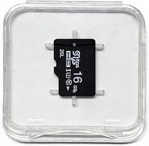 بطاقة ذاكرة Micro SD سعة 16 جيجابايت، سرعة U3، بطاقة ذاكرة فئة 10 مع محول للكاميرات - سرعة قراءة تصل إلى 100 ميجابايت/ثانية، جاهزة بدقة 4K UHD in Kuwait
