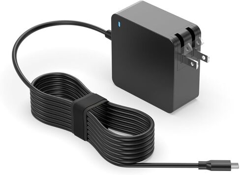 شاحن كمبيوتر محمول Superer 65W/45W USB-C لسلسلة ASUS ZenBook/VivoBook/ChromeBook/ExpertBook، محول تيار متردد من النوع C PD للشحن السريع 20 فولت 3.25 أمبير in Kuwait
