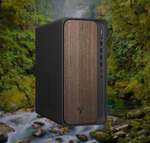 كمبيوتر HP 2025 OmniDesk Business Next Gen AI PC، Intel Core Ultra 7 265، NVIDIA GeForce RTX 5060، ذاكرة الوصول العشوائي DDR5 سعة 16 جيجابايت، 2 تيرابايت SSD، USB-C، Wi-Fi 6، بلوتوث 5.4، لوحة مفاتيح وماوس سلكي، Win11 Pro، خشب داكن in Kuwait