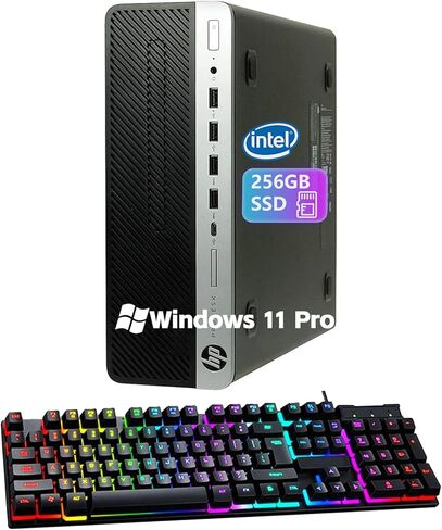 HP ProDesk 600 G3 SFF PC Desktop Computer, Core i3-7100 3.9GHz, 8GB RAM 256GB SSD, WiFi BT, Win11 Pro, Keyboard Mouse, Small Form Factor for Home(Renewed) in Kuwait