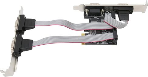 بطاقة توسيع PCIe التسلسلية، PCIExpress إلى 4 منافذ RS232 بطاقة محول التطبيقات الواسعة للمنافذ التسلسلية، تنطبق على فتحات PCI E X1، X4، X8، X16 in Kuwait