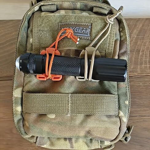 10 pcs Web Dominator Molle Strap Keepers with Elastic String Tactical Sling Keeper Clips for Outdoor Gear with Pouch in Kuwait