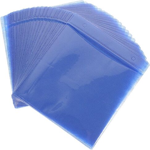 Homoyoyo 200pcs CD DVD Sleeves Pp Plastic Storage Bags 12cm Disc Keeper Sleeves for Car and Household Media Organization Portable Protective DVD Storage Random Color in Kuwait