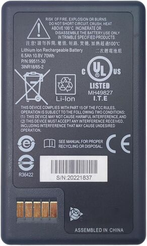 10.8V 6500mAH 99511-30 Li-ion Battery 70Wh for Trimble S3 S5 S6 S7 S8 Total Station Replacement Lithium lon Rechargeable Battery in Kuwait
