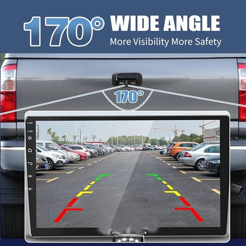 Tailgate Handle Backup Camera Fit for 2014-2018 Chevrolet Silverado,Fit for 2015-2018 GMC Sierra 2500HD 3500HD,Tailgate Reversing Rear View Park Assist Camera 170° Wide Angle,Replaces 23448681 in Kuwait