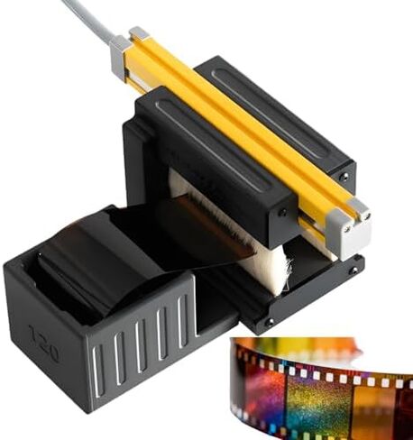 Film Anti-Static Dust Collector, Negative Film Dust Removal Kit,with Brush Module /120-135 Film Storage Box, for 135, 120, 4x5 Films in Kuwait