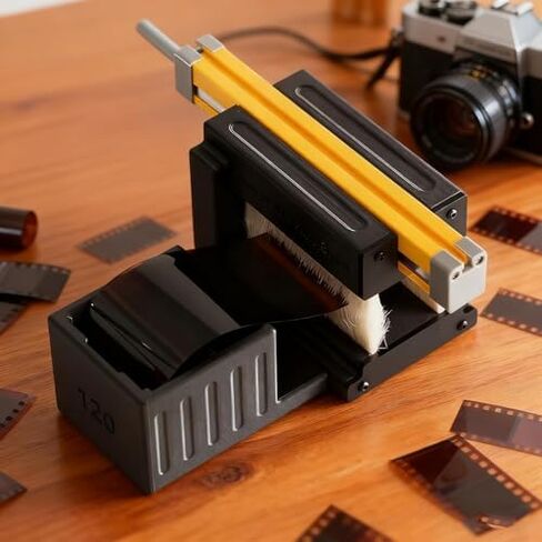 Film Anti-Static Dust Collector, Negative Film Dust Removal Kit,with Brush Module /120-135 Film Storage Box, for 135, 120, 4x5 Films in Kuwait