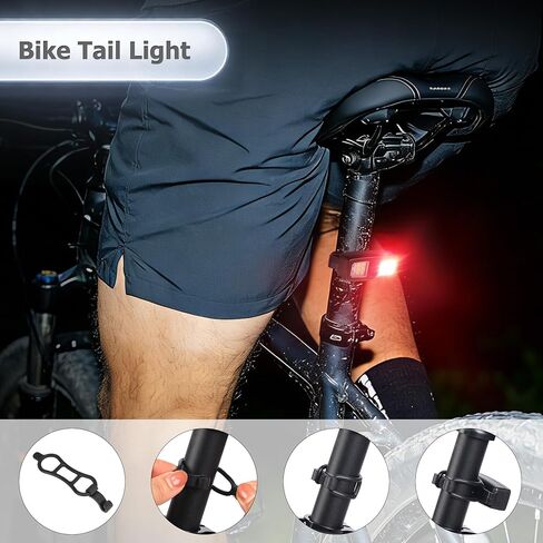 2 Pack Running Light for Runners, Clip on Flashlights Rechargeable Safety Lights for Walking at Night Hands Free Flashlight Portable LED Work Light Warning Flashing Camping Hiking Walking Dog Black in Kuwait