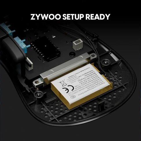 Pulsar Gaming Gears ZywOo The Chosen Mouse ماوس الألعاب اللاسلكي، خفيف الوزن للغاية 2.08 أونصة (59 جرام)، مفتاح بصري، 32000 نقطة في البوصة، 750 IPS، مستشعر XS-1، متوافق مع 8k (متوسط، أسود) (متجدد) in Kuwait