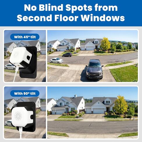 2K Indoor Window Camera with Adjustable Mount, No Drill Window Security Camera, Anti-Glare Glass Design, Night Vision, Local Storage, Easy Install Camera for Indoor Monitoring Outdoor (2 pack) in Kuwait