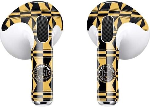 Skinit Decal Audio Skin Compatible with Apple AirPods (3rd Gen, 2021) - Officially Licensed Warner Bros Team Hufflepuff Design in Kuwait