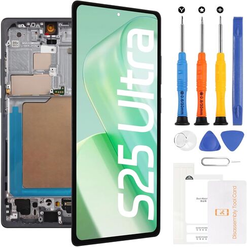 OLED Screen Replacement for Samsung Galaxy S25 Ultra SM-S938U SM-S938U1 LCD Display Touch Digitizer Assembly(for US Version,Support Fingerprint) in Kuwait