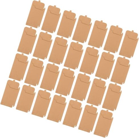 Zerodeko 100pcs Paper CD Sleeves and DVD Envelopes Kraft Paper Storage Holders for Portable Media Organization Suitable for Home and Travel in Kuwait