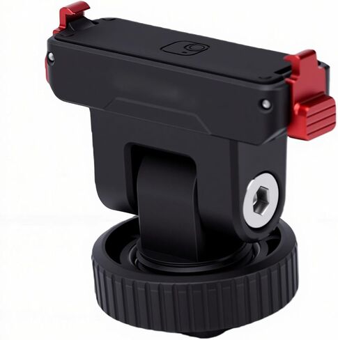 Magnetic Cold Shoe Adapter Base, Aluminum Alloy ABS Composite 360 Mount with 180 Adjustable Rotation and 1 4inch Thread, for Action Camera Accessories in Kuwait