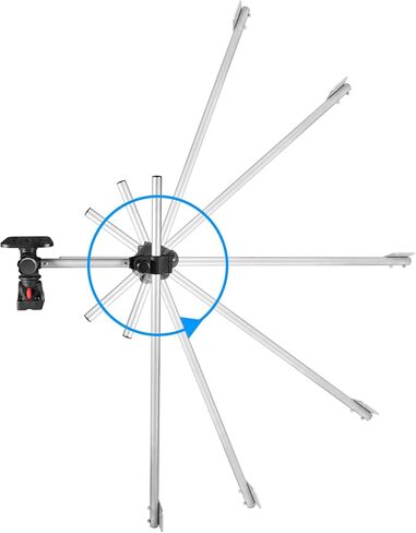 3006.8649 حامل مكتشف الأسماك ومحول الطاقة، حامل قضيب محمول، دوران 360 درجة، تعديل الارتفاع، مسافة قابلة للتعديل فوق حاجز القارب، تثبيت ثابت in Kuwait