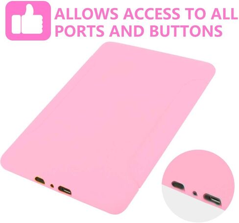 Youngme Kindle Paperwhite Case - Slim Fit TPU Gel Protective Case Cover for Kindle Paperwhite 10th Generation 2018 Released (Model No: PQ94WIF) Pink in Kuwait