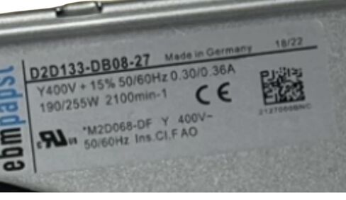 D2D133-DB08-27 400V 0.30/0.36A 190/255W 2100RPM مروحة كوليج in Kuwait