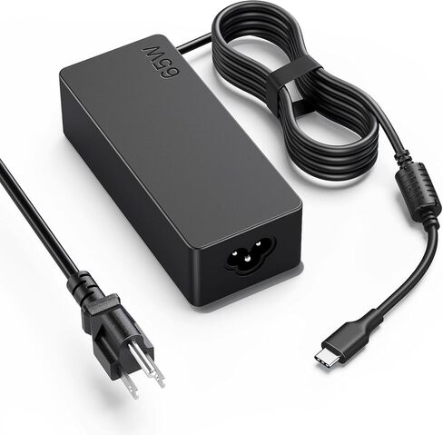 65W USB C Charger for LG Gram 14 15 16 17, VUOHOEG 20V 3.25A Laptop Charger Compatible with USB-C Charging Laptops, AC Power Adapter for LG Gram 17Z90P 16Z90P 15Z90P 14Z90P 16Z90Q 15Z90Q in Kuwait