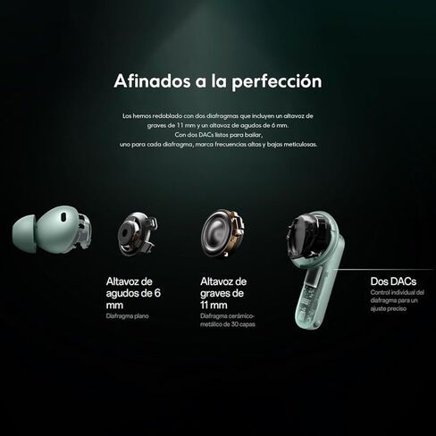 سماعات أذن لاسلكية OnePlus Buds 4، سماعات أذن مموجة داخل الأذن، سماعة أذن IP55 Tri-Mics AI، إلغاء ضوضاء متكيف يصل إلى 55 ديسيبل، بطارية تصل إلى 45 ساعة، رمادي in Kuwait