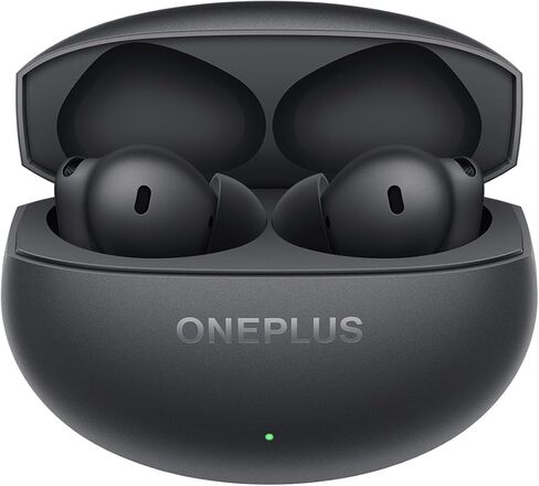 سماعات أذن لاسلكية OnePlus Buds 4، سماعات أذن مموجة داخل الأذن، سماعة أذن IP55 Tri-Mics AI، إلغاء ضوضاء متكيف يصل إلى 55 ديسيبل، بطارية تصل إلى 45 ساعة، رمادي in Kuwait