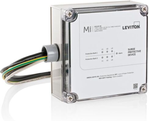 Leviton M3240-DB Type 2 Surge Protective Panel, 240 VAC, Three Phase Delta, 260kA per Phase in Kuwait