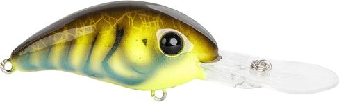 Strike King (HC3XDE-100) 3XD Elite Fishing Lure, Deep Diving Crankbait, 2-Inches, 7/16-Ounce, Unique Curved Bill, Dives to 10-Feet, Rattle Chambers, Size 4 Mustad Triple Grip Hooks, Summer Craw in Kuwait