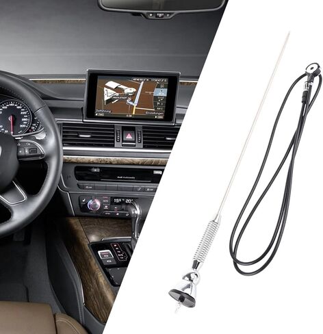 for vintage antenna Yctze antenna for car radio chrome automotive radio antenna car radio antenna Car Aerial Automotive Antennas Car Antenna AM/FM Aerial Antenna Car Aerial Ant, 18.5" Universal Car Ro in Kuwait