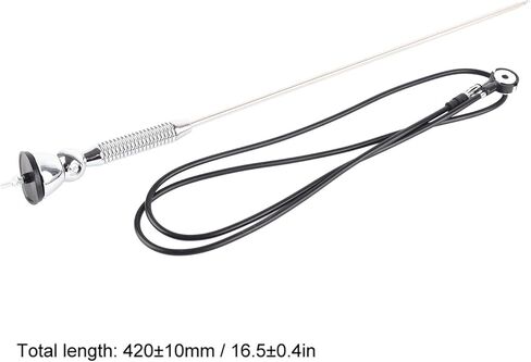 for vintage antenna Yctze antenna for car radio chrome automotive radio antenna car radio antenna Car Aerial Automotive Antennas Car Antenna AM/FM Aerial Antenna Car Aerial Ant, 18.5" Universal Car Ro in Kuwait