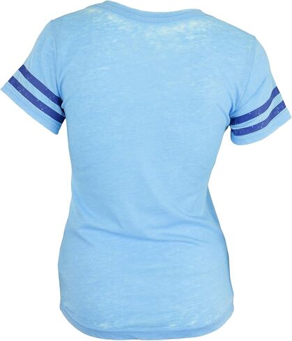 MLB Youth Girls (4-16) Short Sleeve Burnout Tee, Team Variation in Saudi Arabia