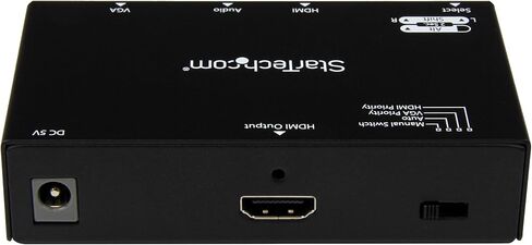 StarTech.com 2x1 VGA + HDMI to HDMI Switch / Selector Box - 1080p Multi Video Input Automatic Switcher - 2 Computers In 1 Monitor Out, TAA (VS221VGA2HD) in Kuwait