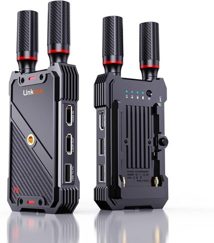 Wireless Video Transmitter and Receiver,KVM Remote Control,1312ft/400m, <0.05s Latency, 1TX to 5RX, Loop-Out,from PC Laptop Camera STB to TV Projector Screen Live Streaming Remote Monitoring in Kuwait